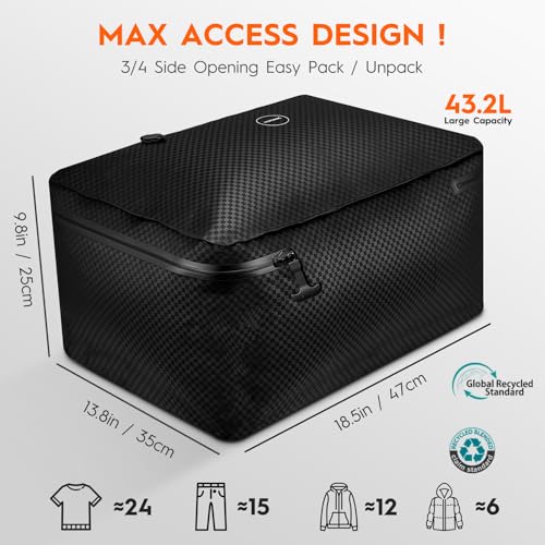 43L Max Capacity Vacuum Bags with Wireless Pump