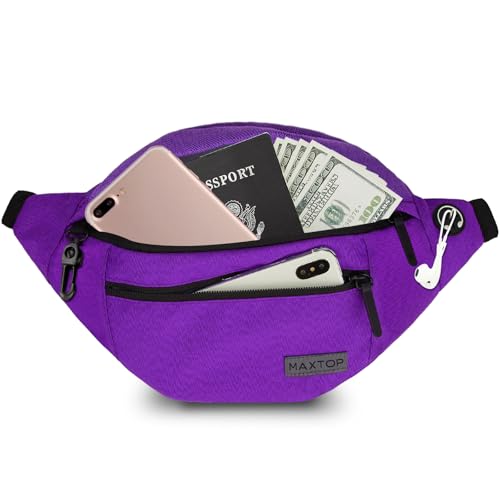 Large Purple Fanny Pack Sling Bag