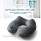 Inflatable Neck & Shoulder Travel Pillow for Airplane Naps