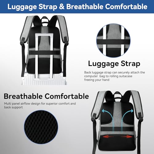 15.6 Inch Travel Laptop Backpack with USB Port