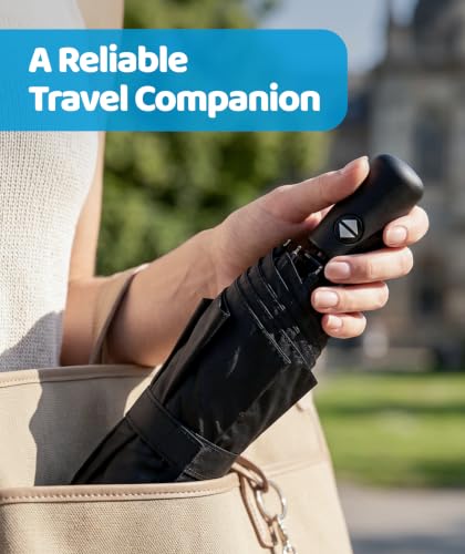 Windproof Compact Umbrellas for Rain (2 Count)