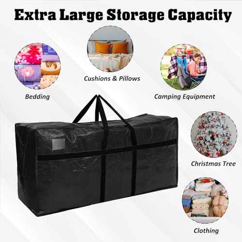 4 Pcs 96 Gallon Extra Large Moving Bags Heavy Duty Storage Bag (4 Count)