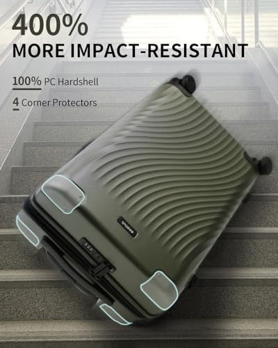 Hardside Expandable Carry On Luggage Sets (2 Count)