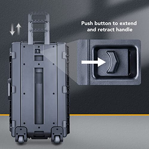 HC 7530 Hard Case with Wheels and Foam
