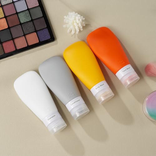 Travel Bottles for Toiletries (4 Count)