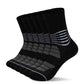 Crew Compression Socks for Women Men with Ankle Arch Support Plantar Fasciitis Relief 3 Pairs