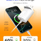 3-in-1 Portable Apple Watch Charger Fast Charging，25W Wireless Magnetic Foldable iWatch Charger Block，PD Travel Essentials Block for iWatch Ultra/SE/ 10/9/ 8/7/ 6，iPhone 17/16/ 15 Series