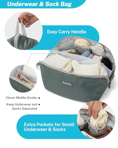 Compression Packing Cubes for Travel (10 Count)