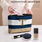 Beach Bag Initial Beach Tote with Makeup Bag for Travel