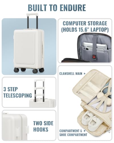 3 Piece Hardshell Luggage Set (3 Count)