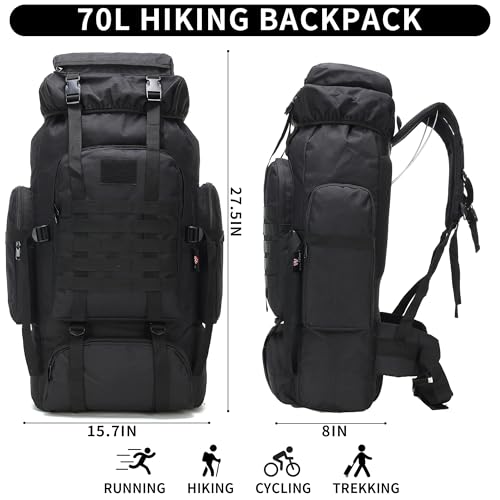 Hiking Backpack for Men 70L