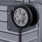 All Aluminum Carry On Luggage Zipperless Hard Shell Luggage Case with TSA Lock Spinner Alloy Metal Suitcase