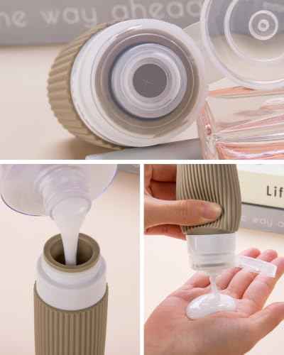 Travel Bottles for Toiletries 8 Pack (8 Count)