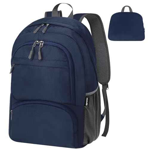 20L lightweight packable Hiking Daypack Foldable Backpack for Men Women Small Travel Outdoor Foldable Shoulder Bag