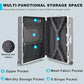 Luggage PC+ABS Aluminum Frame Zipperless Checked Luggage Hard Shell Suitcase with TSA Lock Double Spinner Wheels 28 Inch Silver