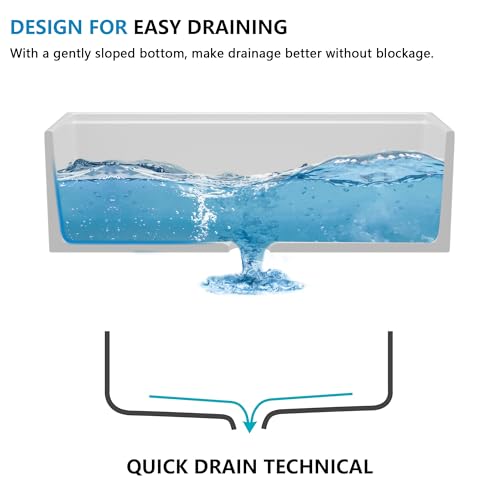 33"x20" White Farmhouse Sink Workstation
