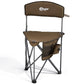Extra Large Quick Folding Tripod Stool with Backrest Fishing Camping Chair with Carry Strap