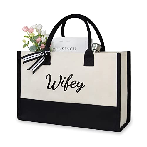 Canvas Tote Wifey Bag