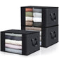 3 Pack Storage Bags for Clothes Blanket Storage Bins with Lids (3 Count)