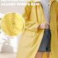 Waterproof Rain Poncho for Women Packable Hooded Raincoat with Pocket