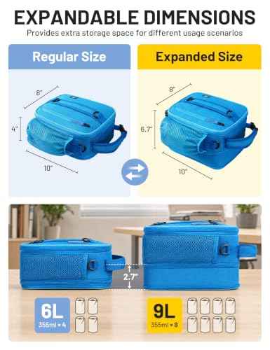 Expandable Small Lunch Box for Men Women Kids Work School