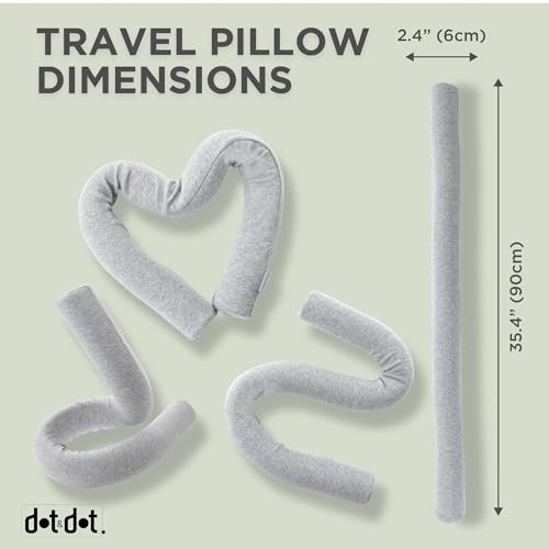 Twist Memory Foam Travel Pillow for Neck