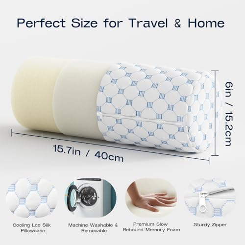 Neck Roll Pillow for Neck Pain Relief