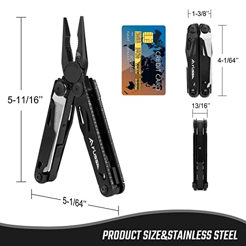 16-in-1 Multitool Pliers with Sheath Stainless Steel EDC