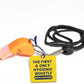 The Protector Whistle P51 - Coach Whistle - Official Whistle for Sports, Removable Cushioned Mouth Grip, Loud Safety Whistle for Adults with Breakaway Lanyard - Emergency Whistle Teacher Lifeguard