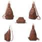 10L Crossbody Sling Bag for Women Men Anti Theft Cross Body Fanny Pack Belt Bag Purse Gifts for Women Faux Leather
