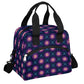 Flower Purple Mandala Insulated Lunch Bag for Women Men Thermal Cooler Bag Adult Lunch Box with Shoulder Strap Reusable Lunch Tote Bag Large Containers for School Picnic Work Lightweight Handbag (B 05)