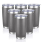 20 oz Tumblers Bulk Stainless Steel Tumbler with Lid (6 Count)