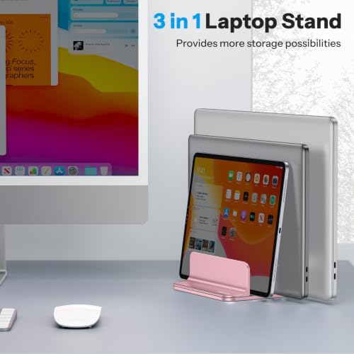 3 Slot Multiple Vertical Laptop Stand
