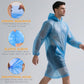 6 & 20 & 50 Pack Disposable Rain Ponchos for Adults