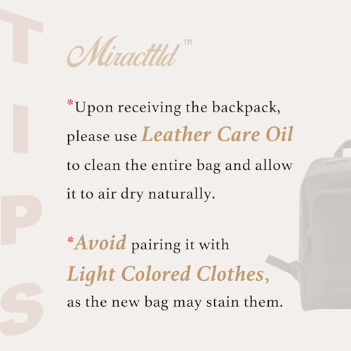 Leather Backpack for Men 15.6" Laptop Backpack 100% Madagascar top