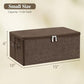 Fabric Storage Bins with Zipper Lids (3 Count)