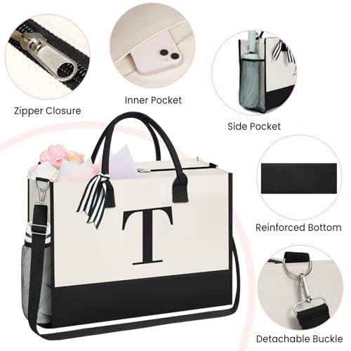 Initial Tote Bag