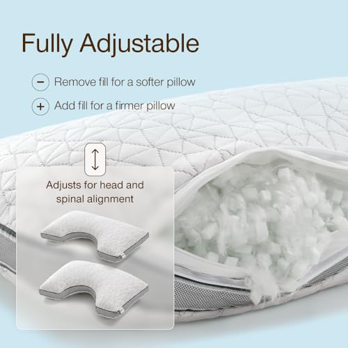 Eden Cut Out Bed Pillow for Side Sleepers