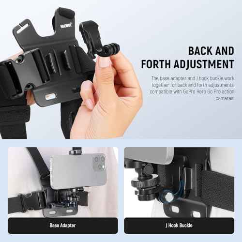 Mobile Phone Chest Mount Head Strap Mount