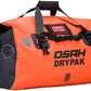 Waterproof Duffel& Luggage Bag - Motorcycle Dry Bag Tail Saddle Bags with Roll Top Closure,Large Storage Space,for Camping, Kayaking, Fishing & Traveling(Orange, 60L)