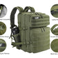 Military Tactical Backpack for Men and Women 45L Army 3 Days Assault Pack Bag Large Rucksack with Molle System Army Green