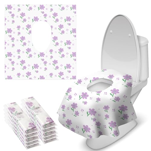 20 Pcs Toilet Seat Covers Disposable for Toddlers & Adults (20 Count)