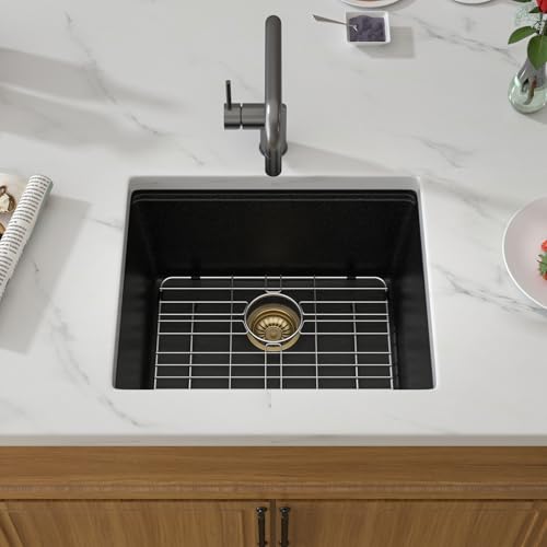 21 Inch Black Undermount Bar Sink Workstation