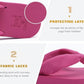 Flip Flops for Women Arch Support Summer Beach Sandals Rose Size 9