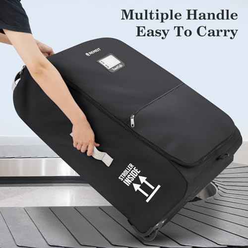 Stroller Bag Stroller Travel Bag for Airplane Compatible with UPPAbaby Vista V1 V2 V3