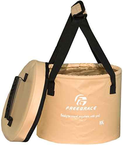 Collapsible Bucket with Mesh Tool Pocket