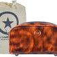 10" Premium Leather Toiletry Travel Pouch With Waterproof Lining