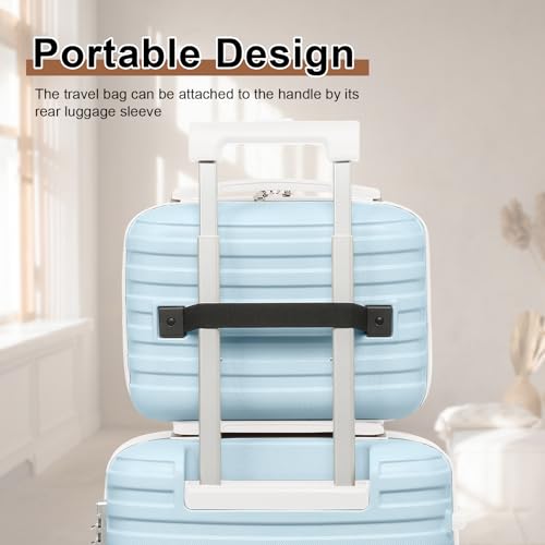 Luggage Set 3 Piece Suitcase Sets with Spinner Wheel (6 Count)