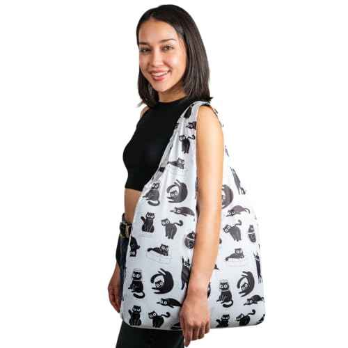 XL 25L Tote Foldable Packable Reusable Grocery Shopping Bag
