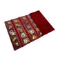Travel Jewelry Roll Bag Portable Organizer Pouch With Grids&PVC Cover Storage Bags for Necklace